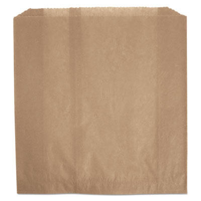 Waxed Napkin Receptacle Liners, 2 3/4 X 8 34 X 8 1/2, Brown