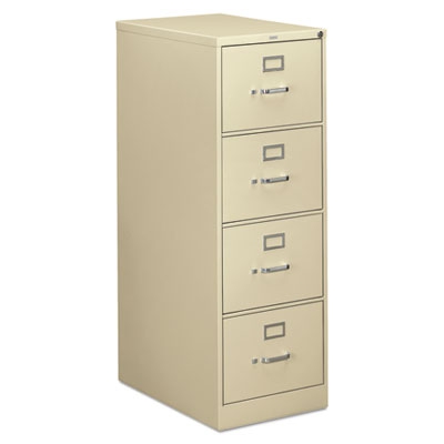 310 Series Four-drawer, Full-suspension File, Legal, 26-1/2d, Putty