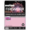 Fireworx Colored Paper, 24lb, 8-1/2 X 11, Powder Pink, 500 Sheets/ream