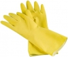 301 Medium Flock Lined Yellow Latex Glove