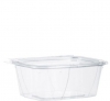 Clear Tamper Resistant Container And Lid With Flat Lid