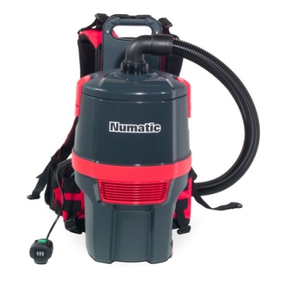 Rbv150 Cordless Numatic Back Pack Vacuum 6 Quart 2 Speed 75 Cfm Includes One Battery And One Charger