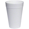 Dart 32tj32 White Foam Cup, 4.6&quot; Top And 2.9&quot; Bottom Diameter, 6.6&quot; Height, 32 Oz (20 Packs Of 25)