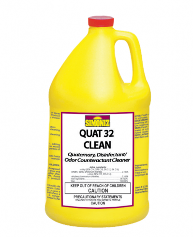 Simoniz® Lemon Quat 32 Disinfectant Cleaner - Gal.